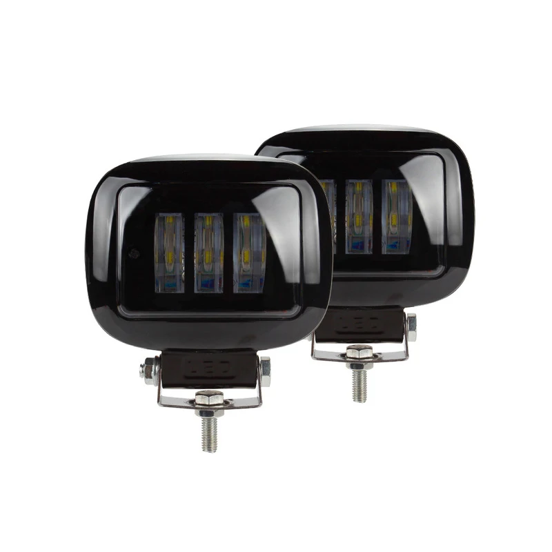 30 Вт квадратный светодиодный туман светильник для автомобилей противотуманная фара Водонепроницаемый светодиодный рабочий светильник для грузовиков автомобильный светильник в сборе