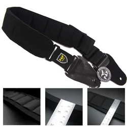 Professional EVA Thickening Padded Guitar Strap Acoustic  Electric Guitar Bass Strap Reduce Pressure