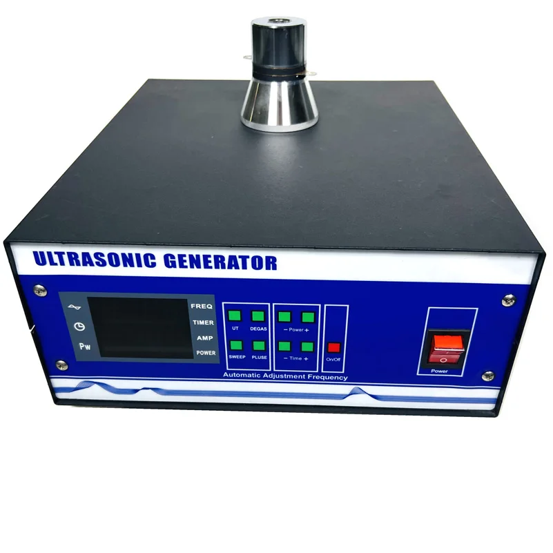 

Frequency Adjustment 25-40KHz Multifunctional Ultrasonic Generator 1500W for Driving Submersible Ultrasonic Transducer