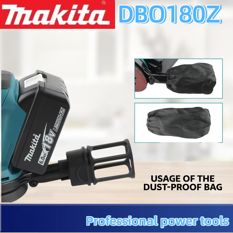 ماكيتا DBO180z ماكينة الصنفرة القابلة لإعادة الشحن ببطارية ليثيوم 18 فولت ماكينة تلميع النجارة مطحنة الرمل المعجون #5