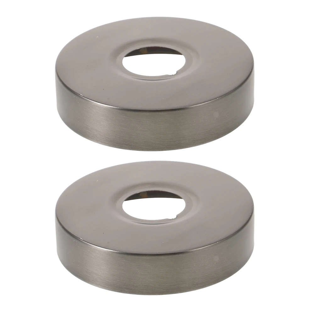 

2pcs Shower Flange Durable Waterproof Extended Size Easy Install Faucet Cover Replacement Plumbing Gap Cover Sprinkle Water