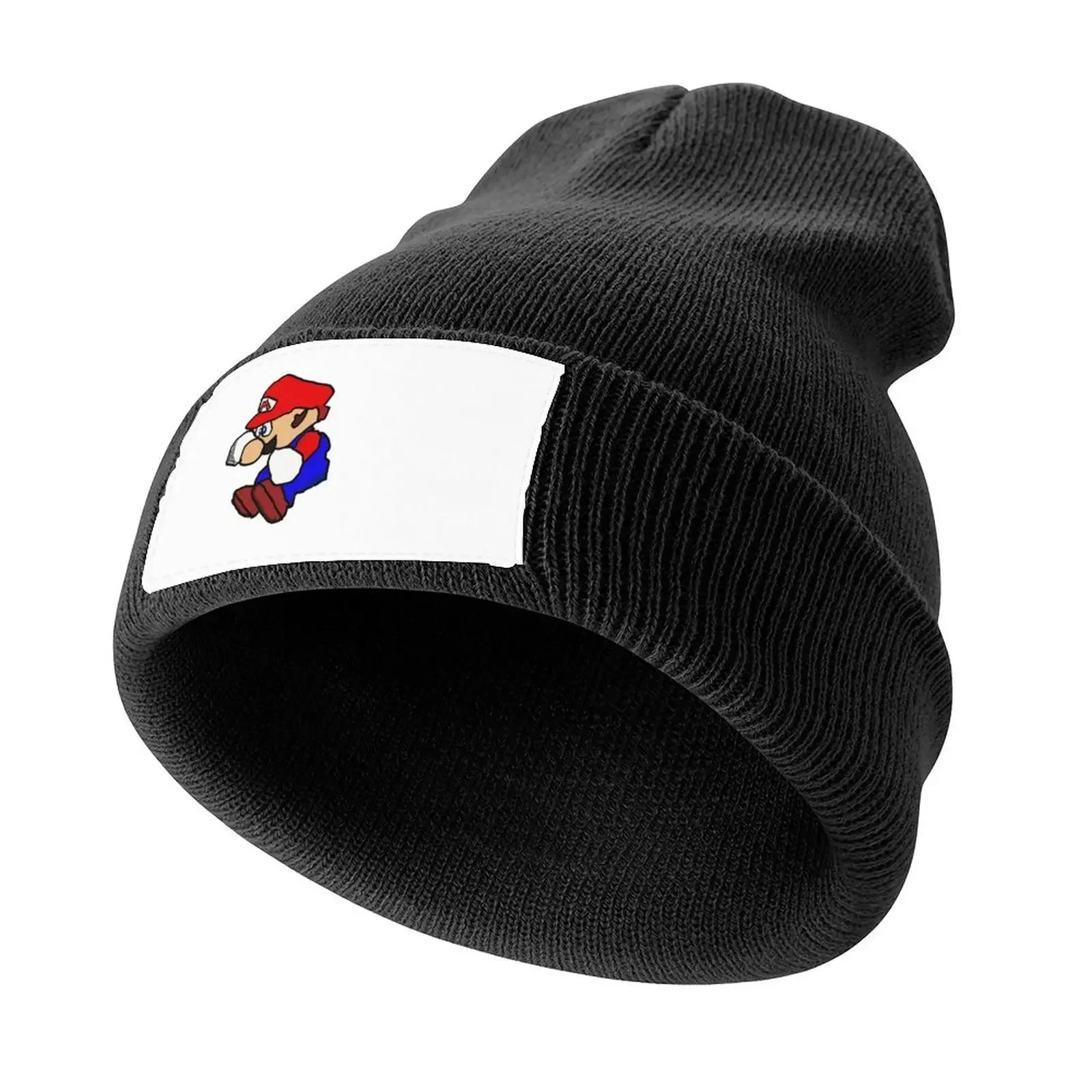 SM64 BLJ Drawing Knitted Cap funny hat Military Cap Man For Women 2025 Men's