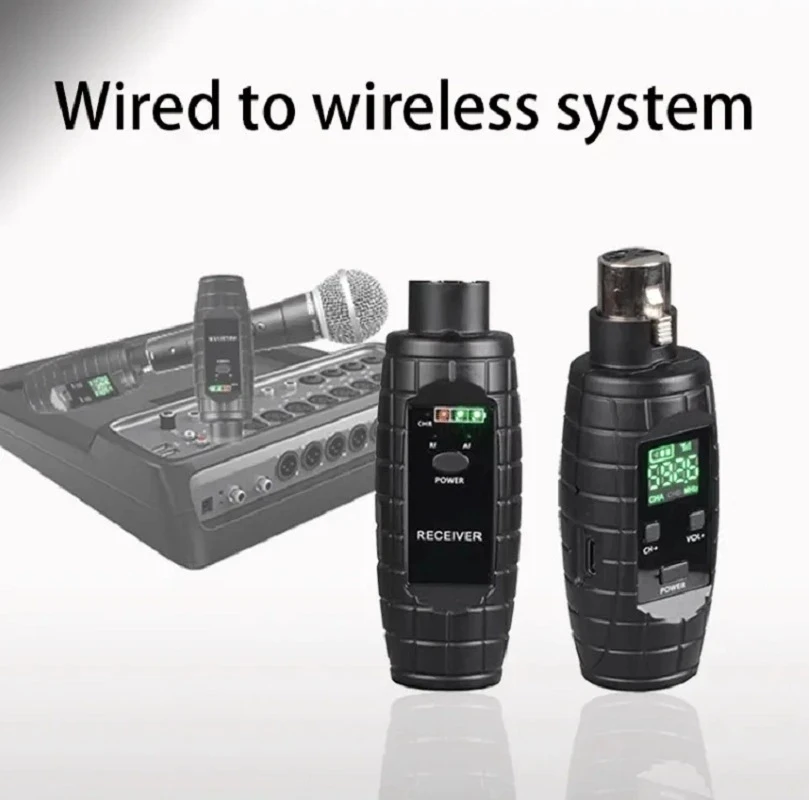 

Microphone Microphone Wired to Wireless Grenade System Capacitor/Moving Coil Mmicrophone Support 48V Power U-95