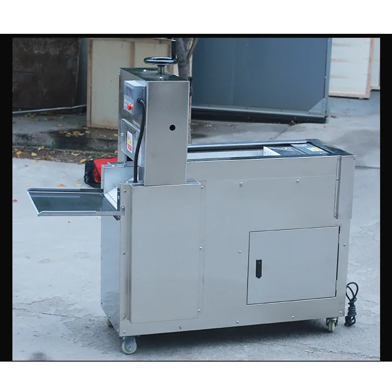 Rvs Schapenvlees Rollen Cutter Commerciële Elektrische Vlees Snijmachine CNC Single Cut Lam Rundvlees Roll Maken Machine