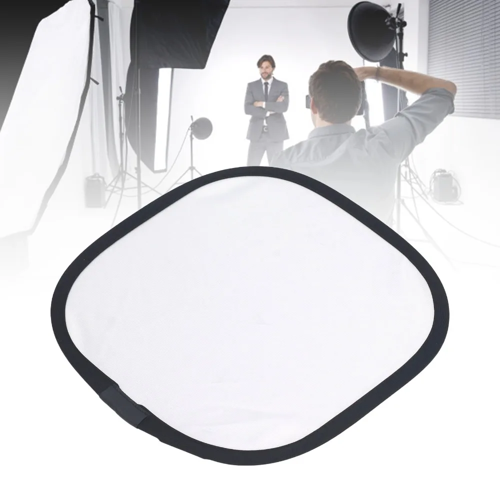 30CM Focus Board 18% Gray Foldable White Balance Card Double Sided PU Leather Gray Reflectance Reflector Product Photography