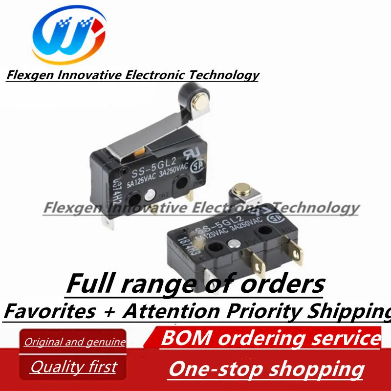 SS-5GL/5GL2/D2F-01L Small Micro Switch Stroke micro reset limit switch