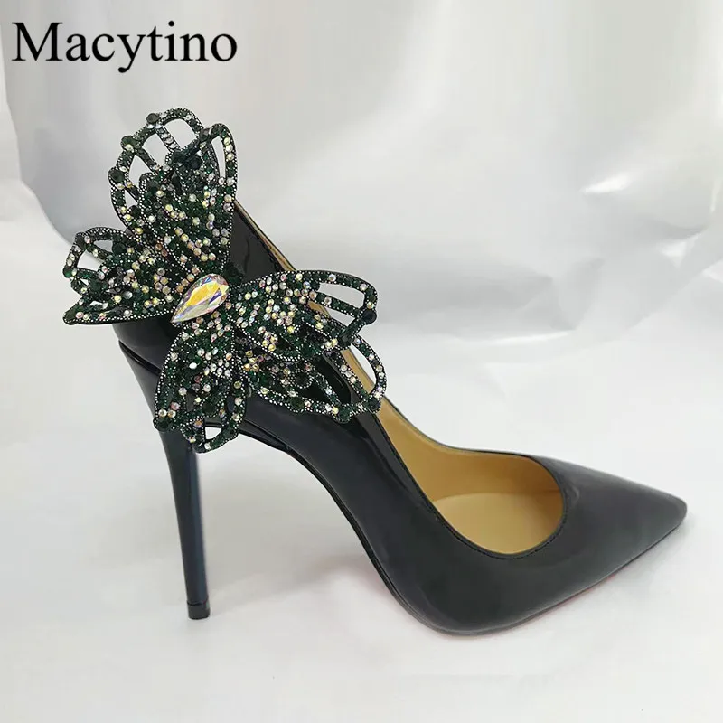 

Bow Knot Rose Flower Design Ladies High Heel Shoes Pointed Toe Stiletto High Heel Fashion Party High Heels