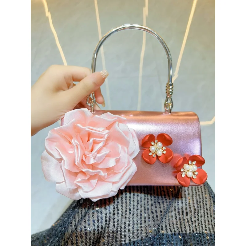 

New floral handbag for weddings, shoulder and crossbody evening bag