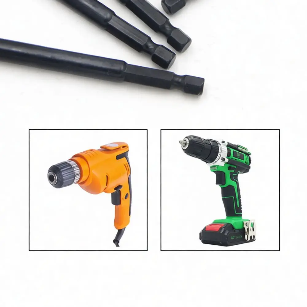 High Quality Magnetic Socket Bit For Power Drill Driver Hex Shank Nut Setter Extension Adapter Fastening Hardware Tool