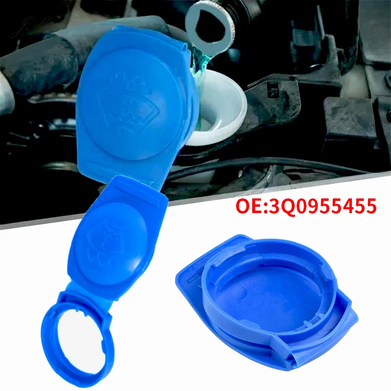 1x Windscreen Wiper Washer Fluid Reservoir Tank Bottle Cover 3Q0955455 for Volkswagen Audi Porsche Touareg Cayenne Mercedes-Benz