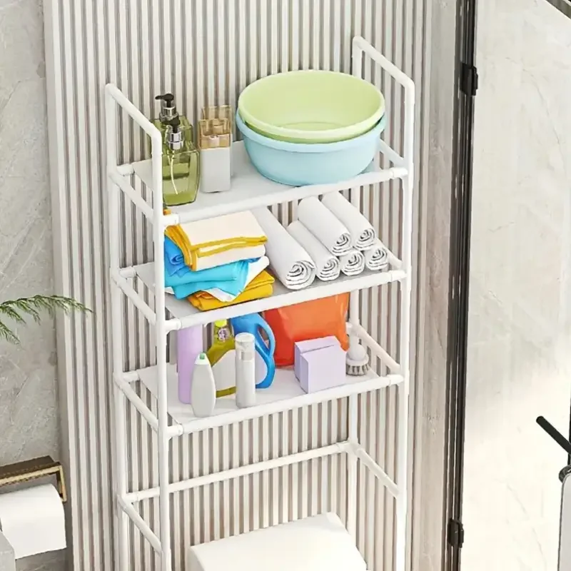 

Bathroom Storage Rack Space-saving Stand Holder MultiFunctional Floor Type Toilet Storage Racks Multilayer Washing Machine Shelf