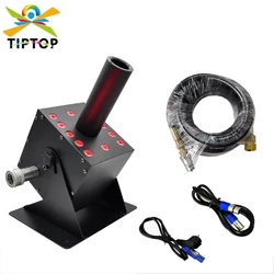 TIPTOP Large Size Led Co2 Jet Machine 12x3W RGB 3IN1 Led Lamp Sray Height 8-10 meter Gas in/out Connection DMX 7 Channels 250W