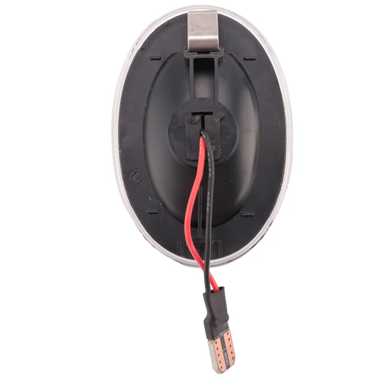 A44U 1 Pasang Pengganti Casing Transparan Lampu Samping Fender LED Mobil untuk MINI Cooper S R55 R56 R57 R58 R59 Tanda Belok Air Lari