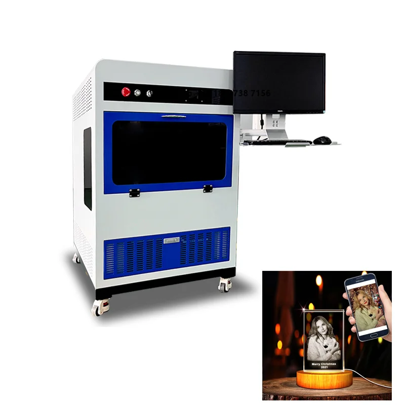 3D Crystal Engraving Machine with Diode AI/DXF/PLT Support