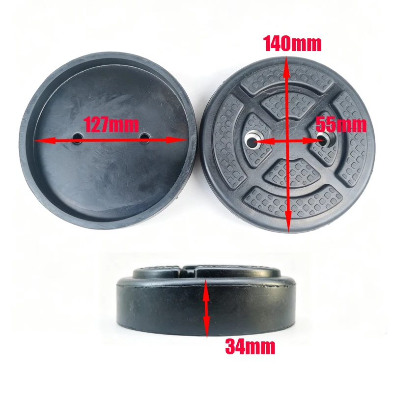 Universal Professional Rubber Jacks Pad Lift Round/Square Arm Pads Diameter 140mm For Automotive Tow Post Car Lift Jack Truck
