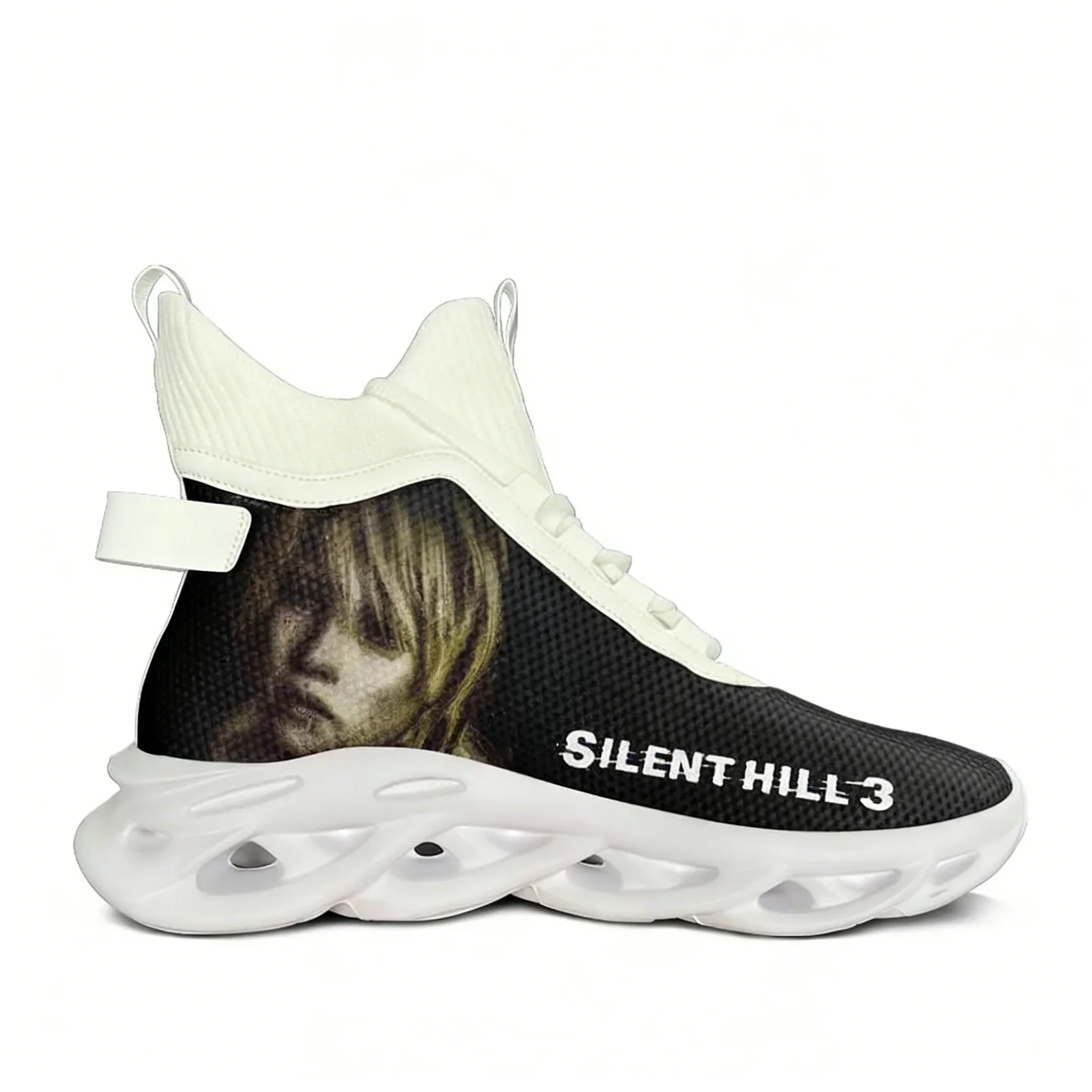 

Silent Hill 3 High Top Flat Sneaker Mens Womens Sport Running Shoe High Quality Sneakers Lace Up Mesh Footwear Tailor-made Shoes
