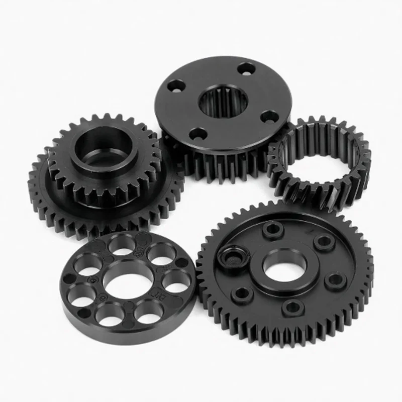 

Custom Components OEM High Quality Parts Rapid Prototyping Custom Black Metal Gears of Various Specifications