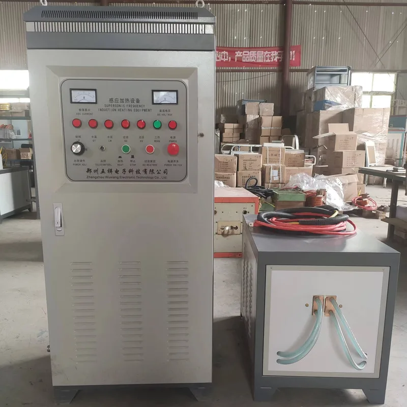 380V Frequency Electric Heating Metal Forging Induction Furnace Heat Treatment Equipment High Efficiency 800Kg/H