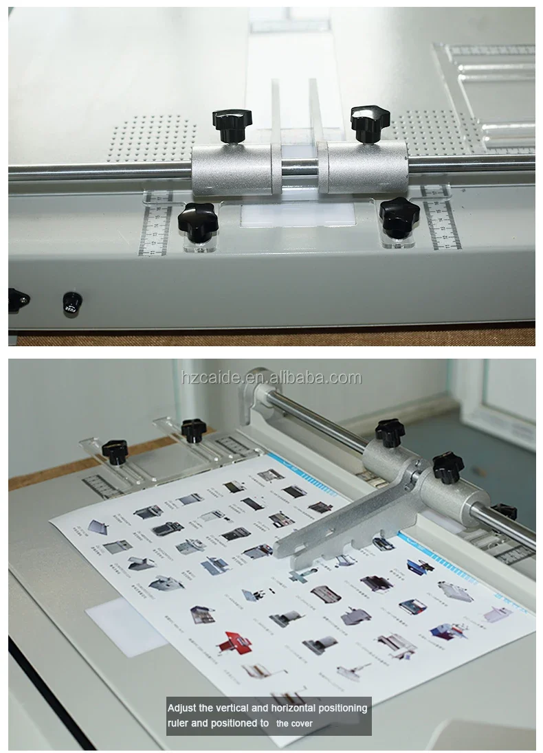 WD-100K A3 size magazine album hard cover book cover making machine
