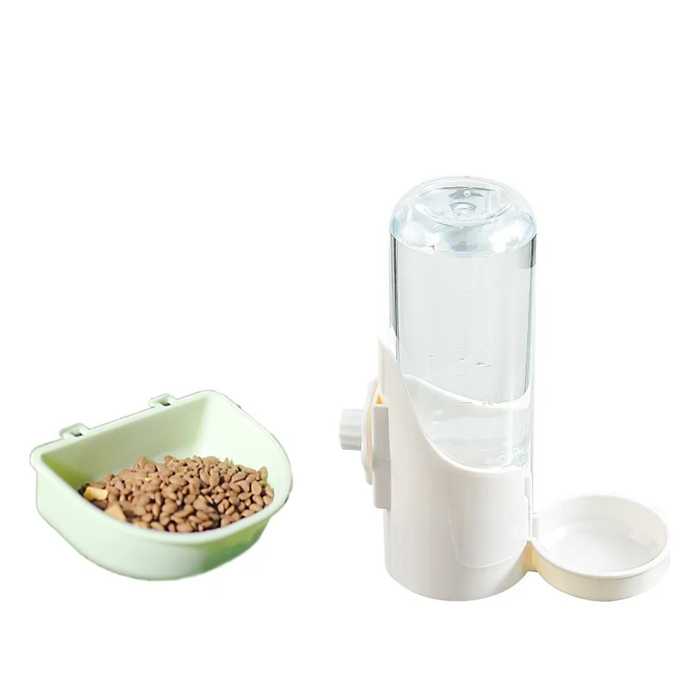 

Plastic Small Pet Food Feeder Large Capacity Hanging Pet Water Feeder Dispenser Removable Washable Pet Bowl for Cats Dogs