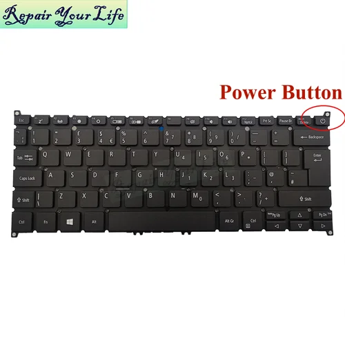Imagen 2 del producto PT-BR UK francés latino español teclados para Acer Swift 3 SF314-56 54 54G SF314-41 N17W2 Aspire 5 A514-52 N19H2 SV3T/SV03T-A80B