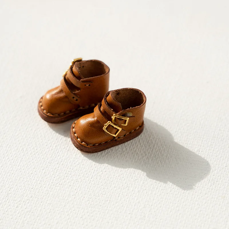 Ob22 Ob24 Cowhide Candy Fashion Shoes Cute Blyth Doll High Top Boots for Licca Azones YMY 22 24 Body  Doll Accessories
