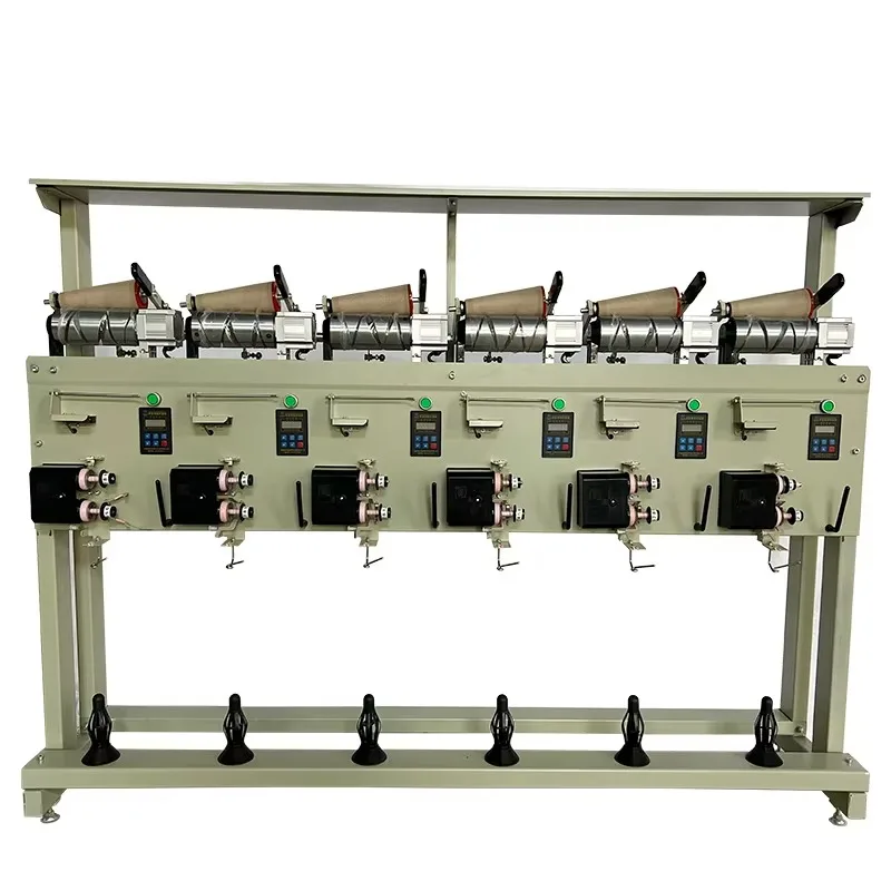 Xindawei Wholesale Full Automatic Bobbin Cone Winder Draw Heat Setting Winding Machine