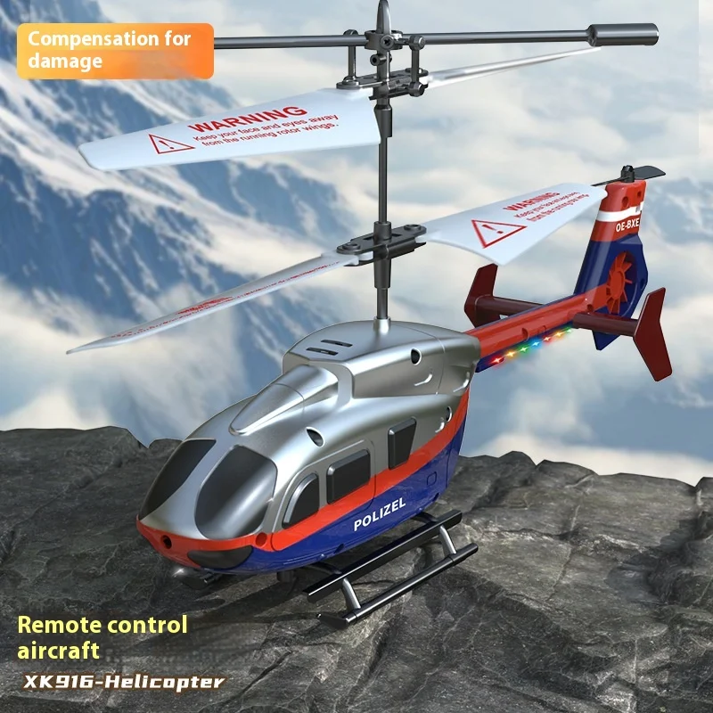 New 3.5-way remote-controlled aircraft, crash resistant helicopter, paid remote-controlled toy model, children's birthday gift