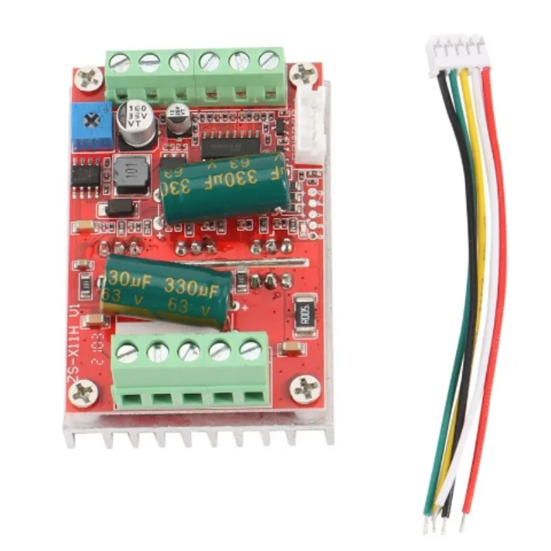 BLDC Dreiphasiger bürstenloser Gleichstrommotor mit Hall-Sensor, Motorsteuerung, bürstenlose Motorantriebsplatine 400W PLC