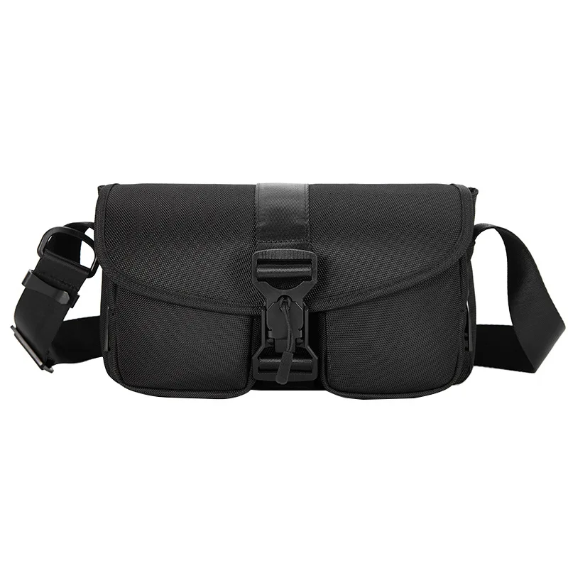 New Casual Crossbody Bag Men Fashion Hasp Flap Men's Crossbody Bags Waterproof Travel Shoulder Bags Lightweight Sling Pack Male
