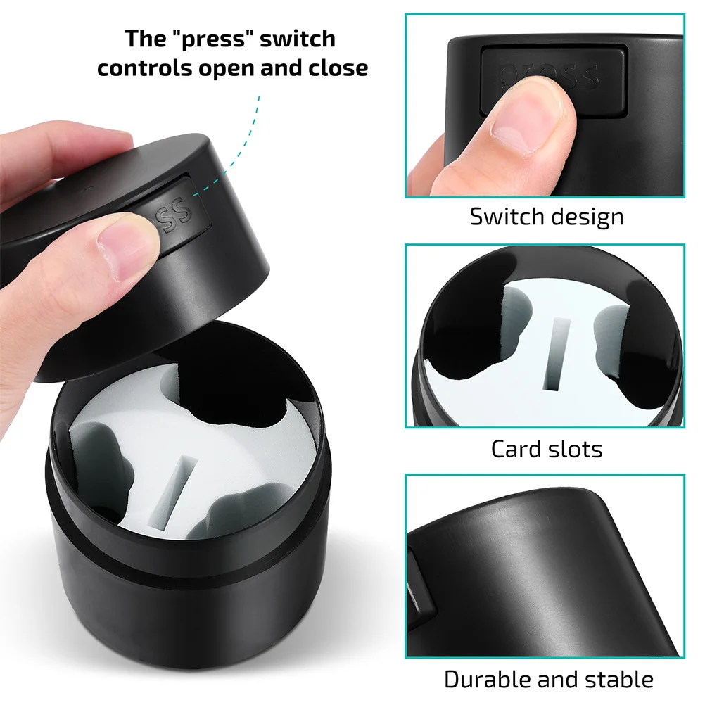 

2Pcs Eyelash Glue Jar Professional Lash Storage Container Lightweight Portable Extension Supplies Organizer Storage Jars