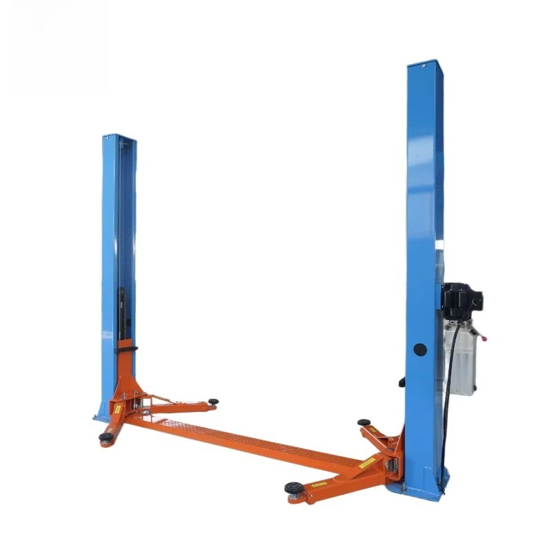 Two Post 4 Ton Double Cylinder Hydraulic Auto Lift Floor Clear Car Lift Model BJS2002-1