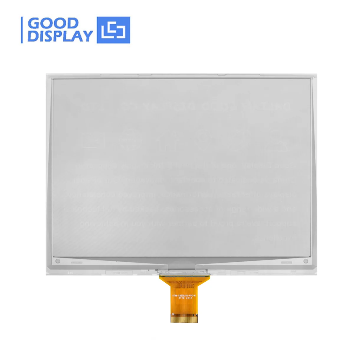 GooDisplay 5.76-inch HD E-Ink Electronic Display Android Tablet Ebook Reader 198 DPI GDEH0576T81