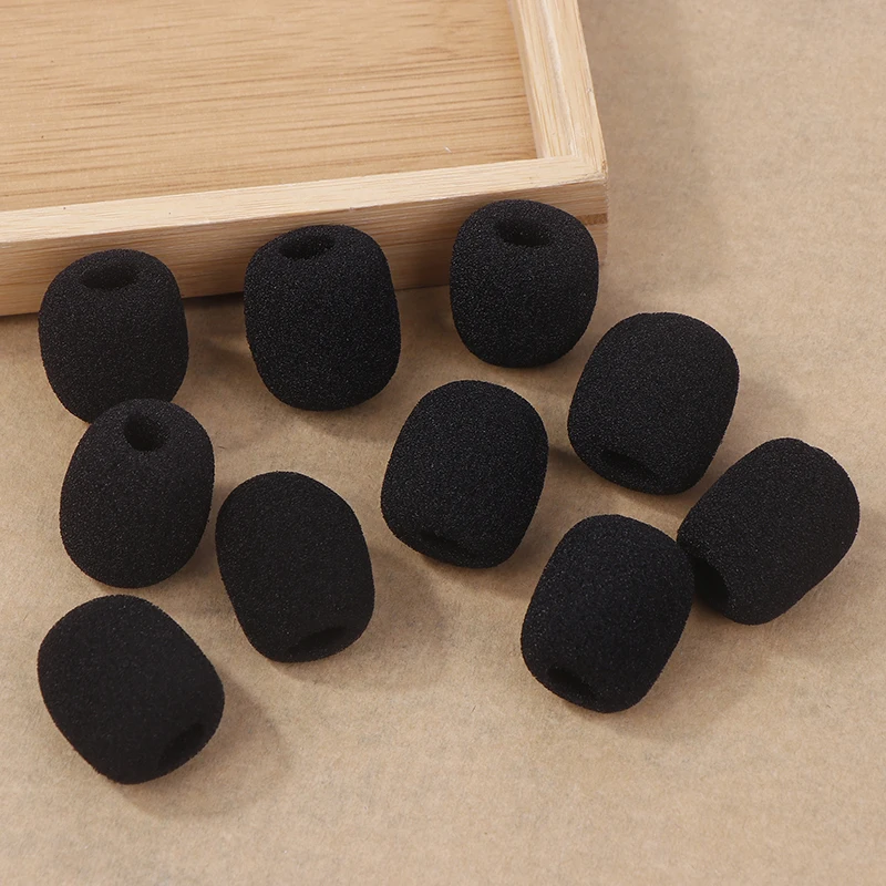 Headset Microphone Sponge For Motorcycle Intercom Helmet Bluetooth Headset Microphone Sponge 10PCS