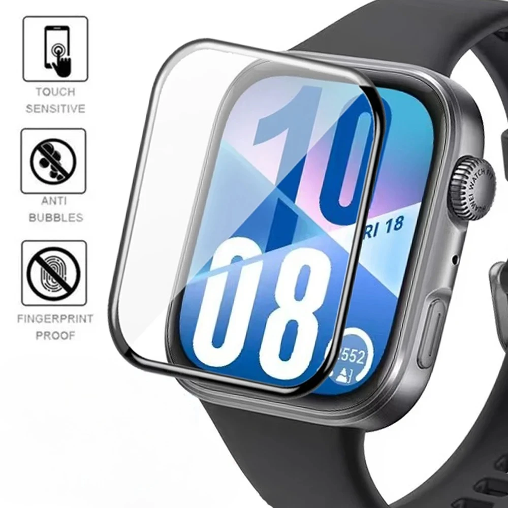 واقي شاشة لهاتف هواوي ساعة فيت 4 4Pro 3 غطاء منحني ثلاثي الأبعاد لهاتف هواوي Fit4 4 Pro Fit3 Ultra-HD طبقة حماية كاملة التغطية #1