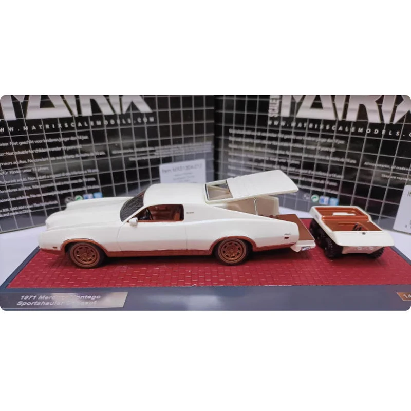 Escala 1:43 Mercúrio Montego Concept 1971 Simulação Modelo de carro de resina Exibição estática Brinquedo colecionável Presente Decoração de lembrança