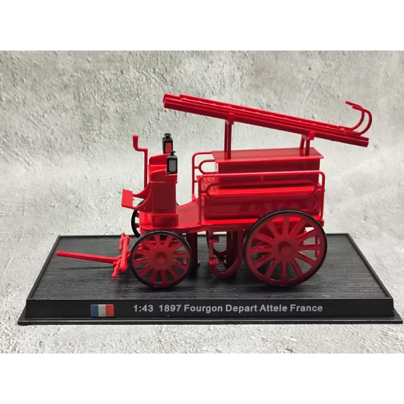 دييكاست أمريور 1/43 مقياس فرنسا 1897 فورجون ديبارت أتيلي فرنسا العالم سبيكة سيارة مطافئ نموذج تحصيل لعبة هدية تذكارية