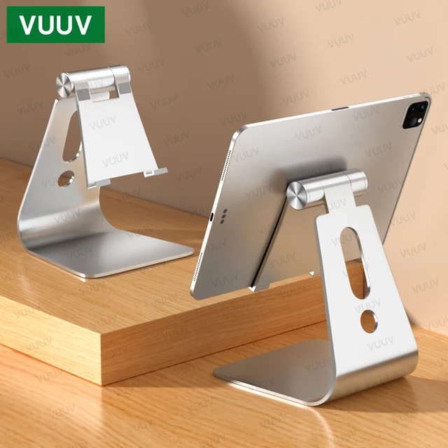 Uchwyt do tabletu VUUV ze stopu aluminium do tabletu 3,5-11 cali Regulowany stojak na tablet stacjonarny do uchwytu Samsung Xiaomi iPad