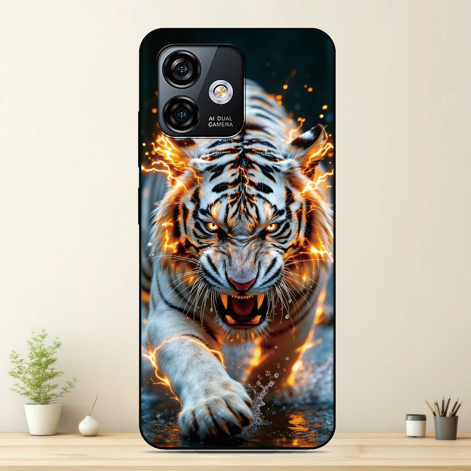 Tiger Animal Phone Case For Nokia C32 G42 6.2 7.2 G21 C21 C01 G11 Plus C12 C31 C02 G22 G20 G10 C10 C20 8 C3 Custom Image Cover view 5