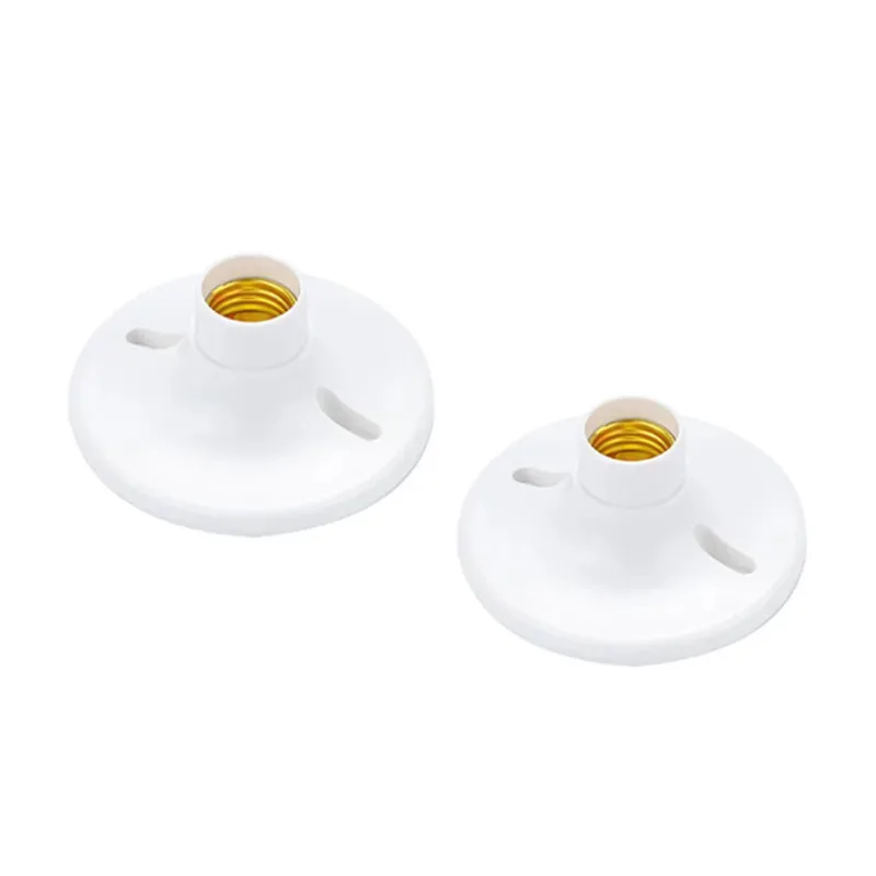 

2/6/15pcs D12cm E27 Socket Outlet Box Mount Plastic Medium Base E26 Lamp Holder 118mm E27 Lampholder for Ceiling Lamp 220V 4A
