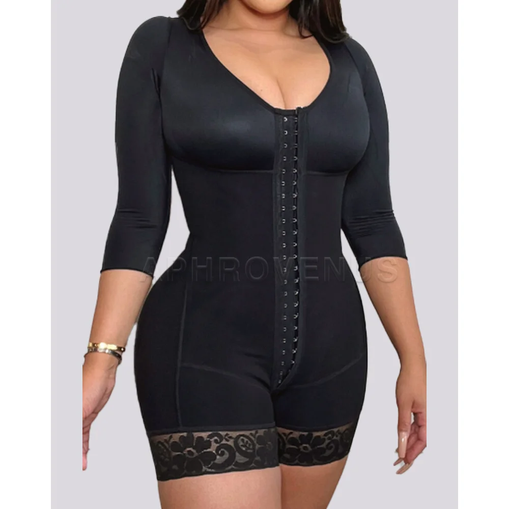 Fajas Colombianas Moldeadoras Full Body Waist Trainer Shaper High Compression Corset Shapewear Woman Postpartum Butt Lifter