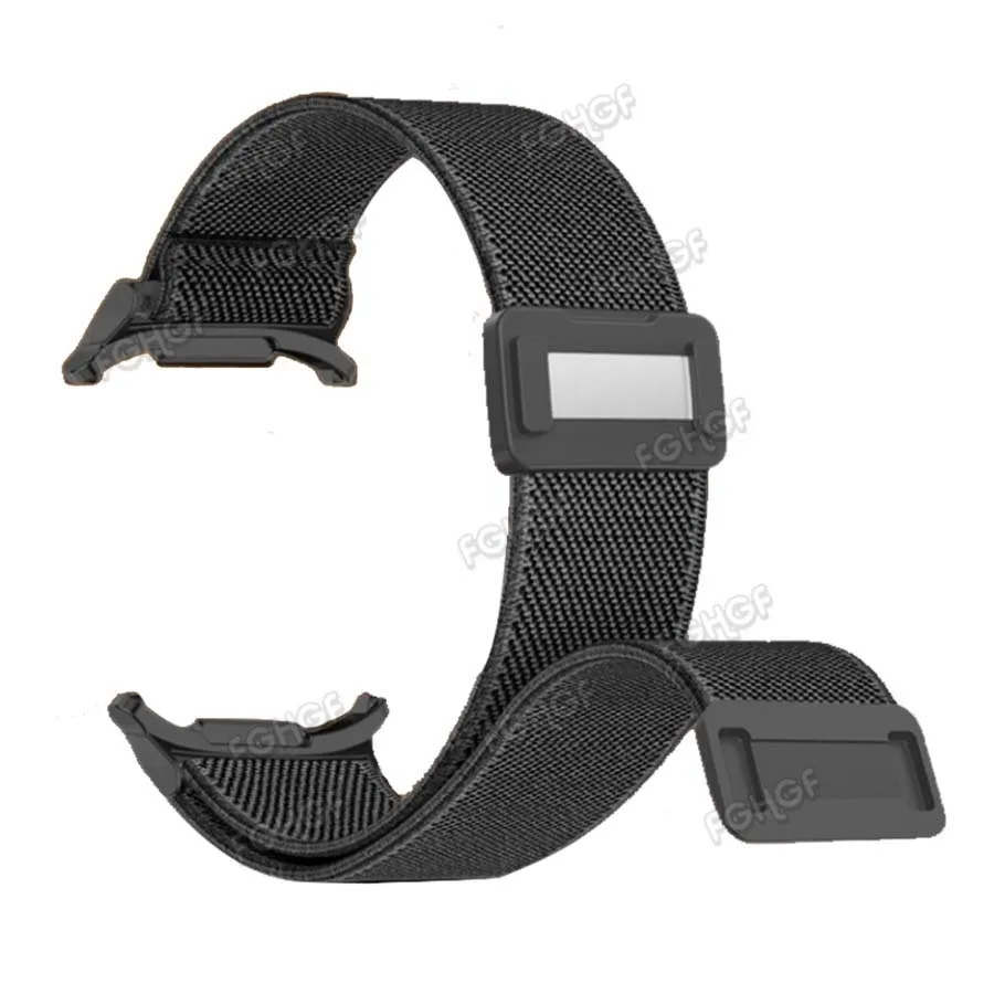 Pulseira Elástica de Nylon para Samsung Galaxy Watch, Pulseira Fivela Magnética, Pulseira Ultra, 7 Ultra, 47mm