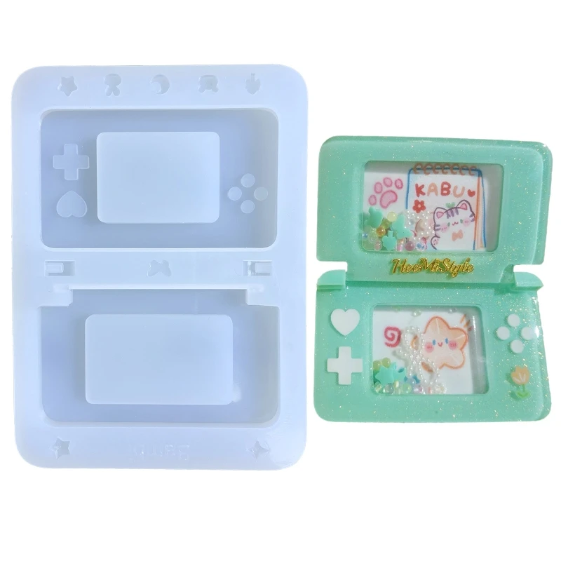 Resin Shaker Molds Silicone Resin Casting Molds Epoxy Quicksand Molds for DIY Pendant Charms Jewelry Making Accessories