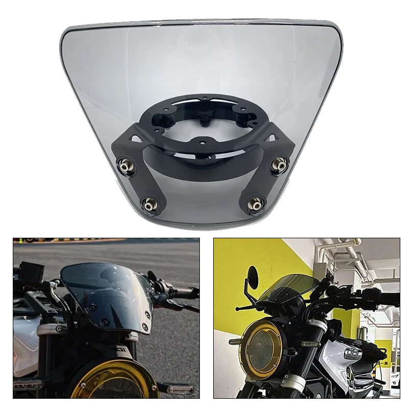 Motorrad-Windschutzscheiben-Erhöhungsteile für Husqvarna Svartpilen 401 250 Vitpilen 401 2018-2023 2021 2022 Windschutzscheibe