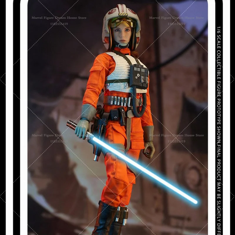 BBK BBK019 1/6 Scale Jedi Female Knight Peace and Courage Orange Space Suit Planet Duel 12-inch Full Set Action Figure Soldier