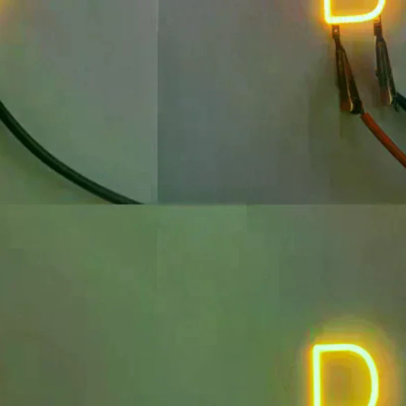 

English Letter Filament COB LED Filament DC3V Candle Edison Yellow Diodes Party Decoration Light Accessories DIY