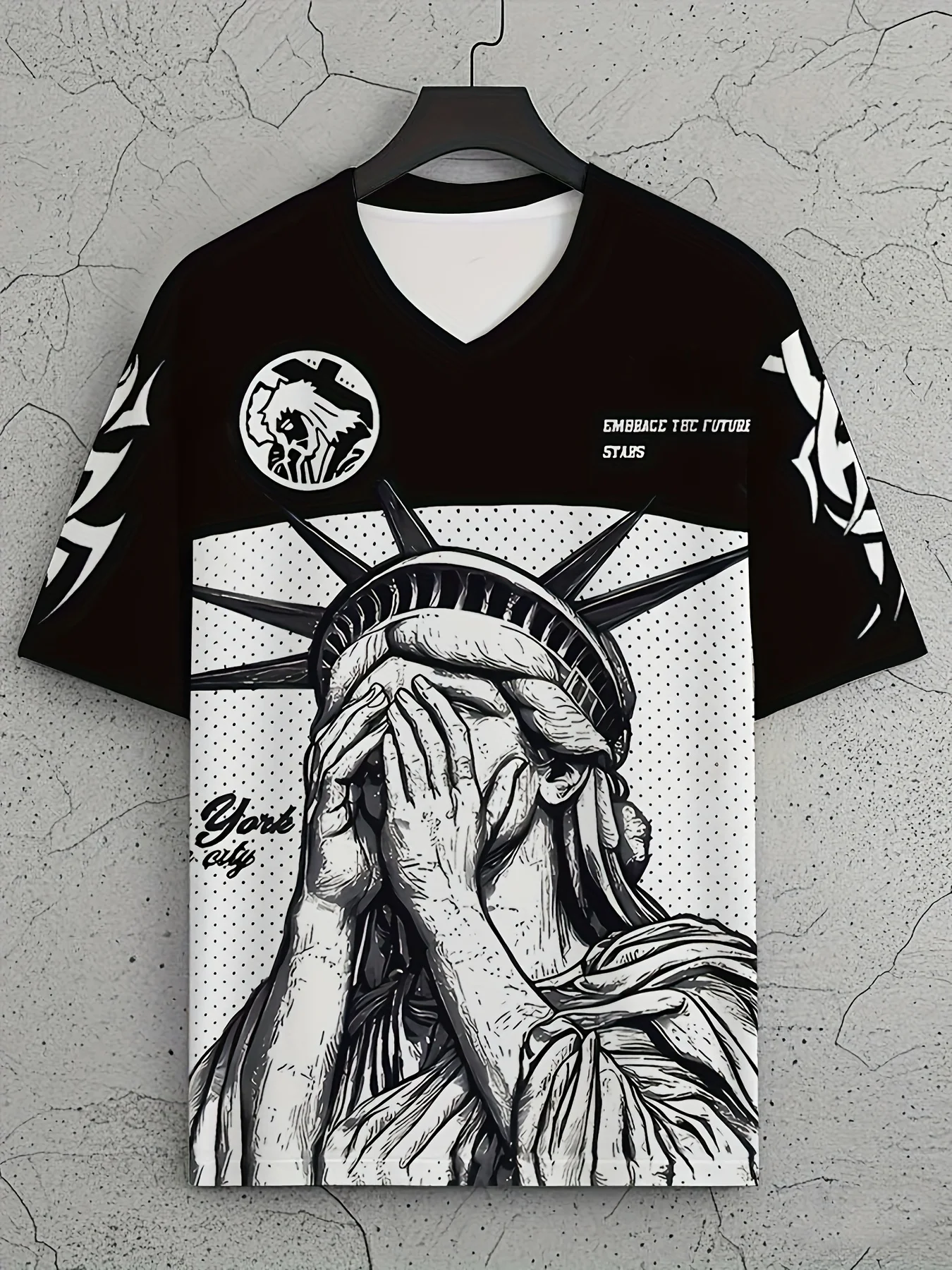 2025 Summer New Men's T-shirt Sporty casual and fashionable outdoor men's T-shirt image 2