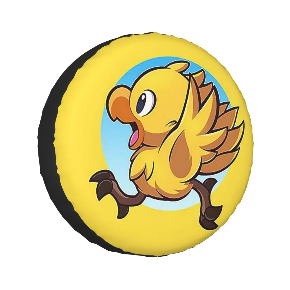 

Чехол на запасное колесо Chocobo Yellow Bird Adventure Final Fantasy для Jeep SUV RV 4WD Mitsubishi 4x4, защитные чехлы на колеса