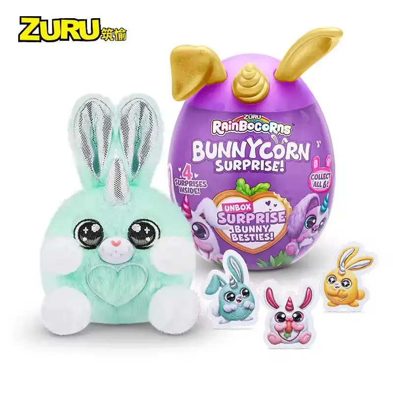 

Genuine Zuru Dog Planet Fourth Generation Rainbocorns Unicorn Surprise Magic Egg Blind Box Cute Plush Doll Children'S Toys Gifts