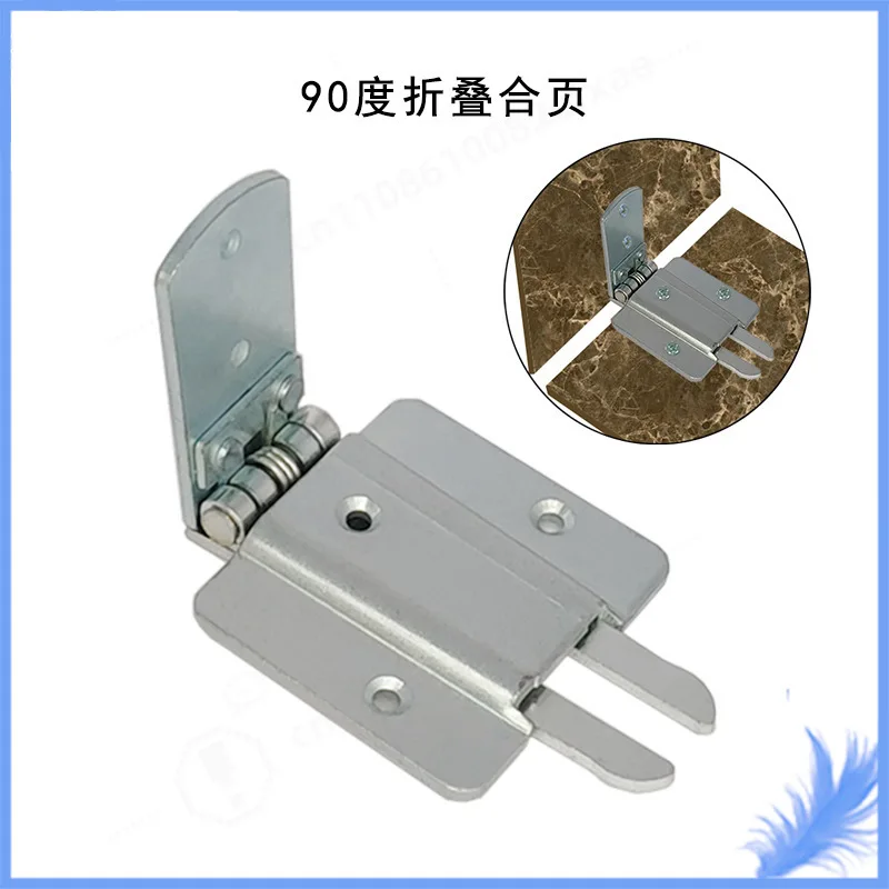 Heavy‑Duty 90 Degree Open Folding Spring Hinge Quick Release Detachable Hinge For Inner Swing Door Furniture Hardware